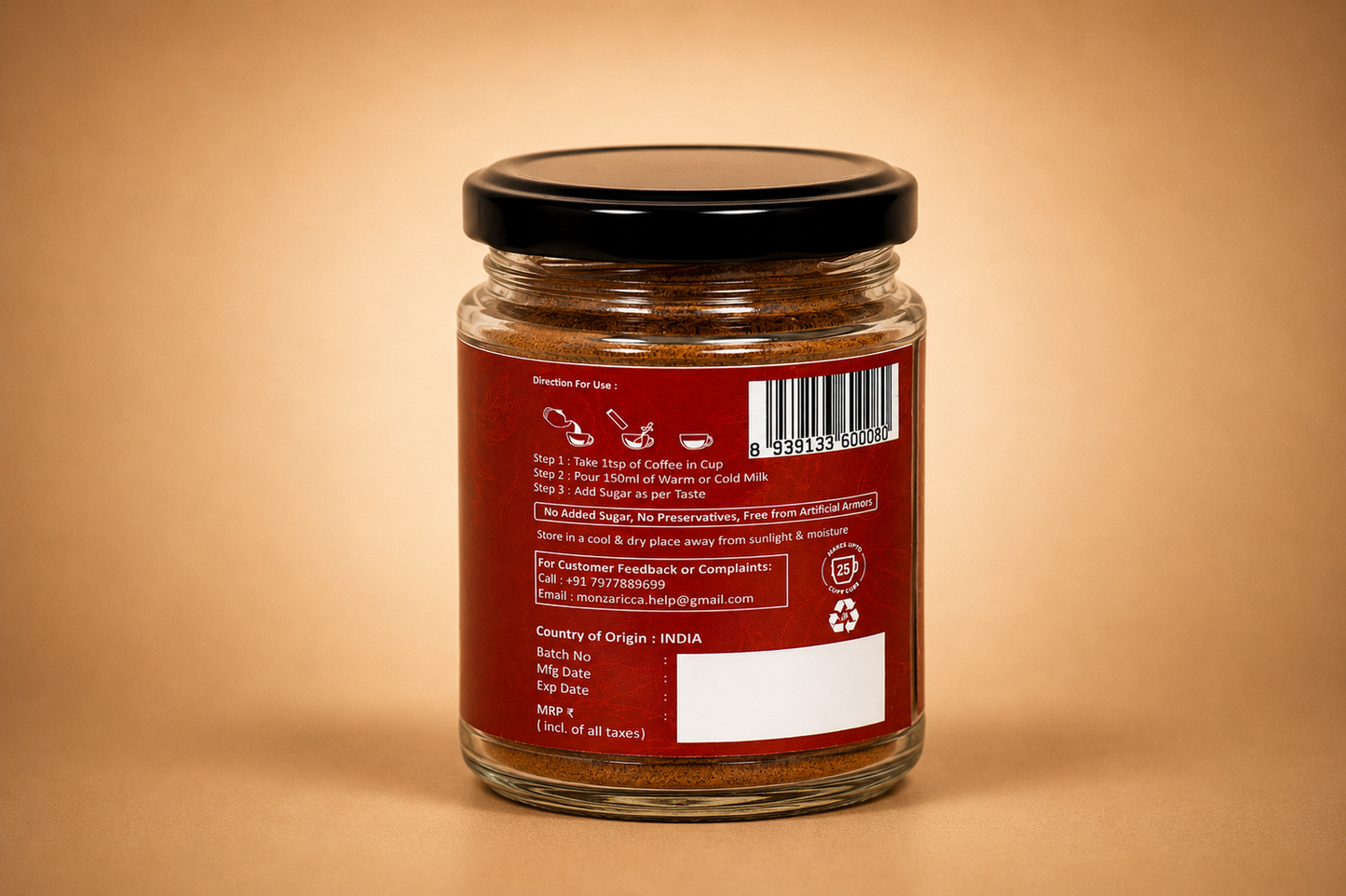Caramel Instant Coffee - 50g