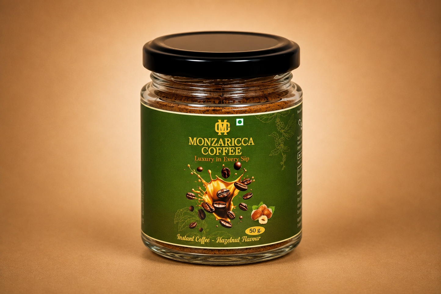 Hazelnut Instant Coffee - 50g
