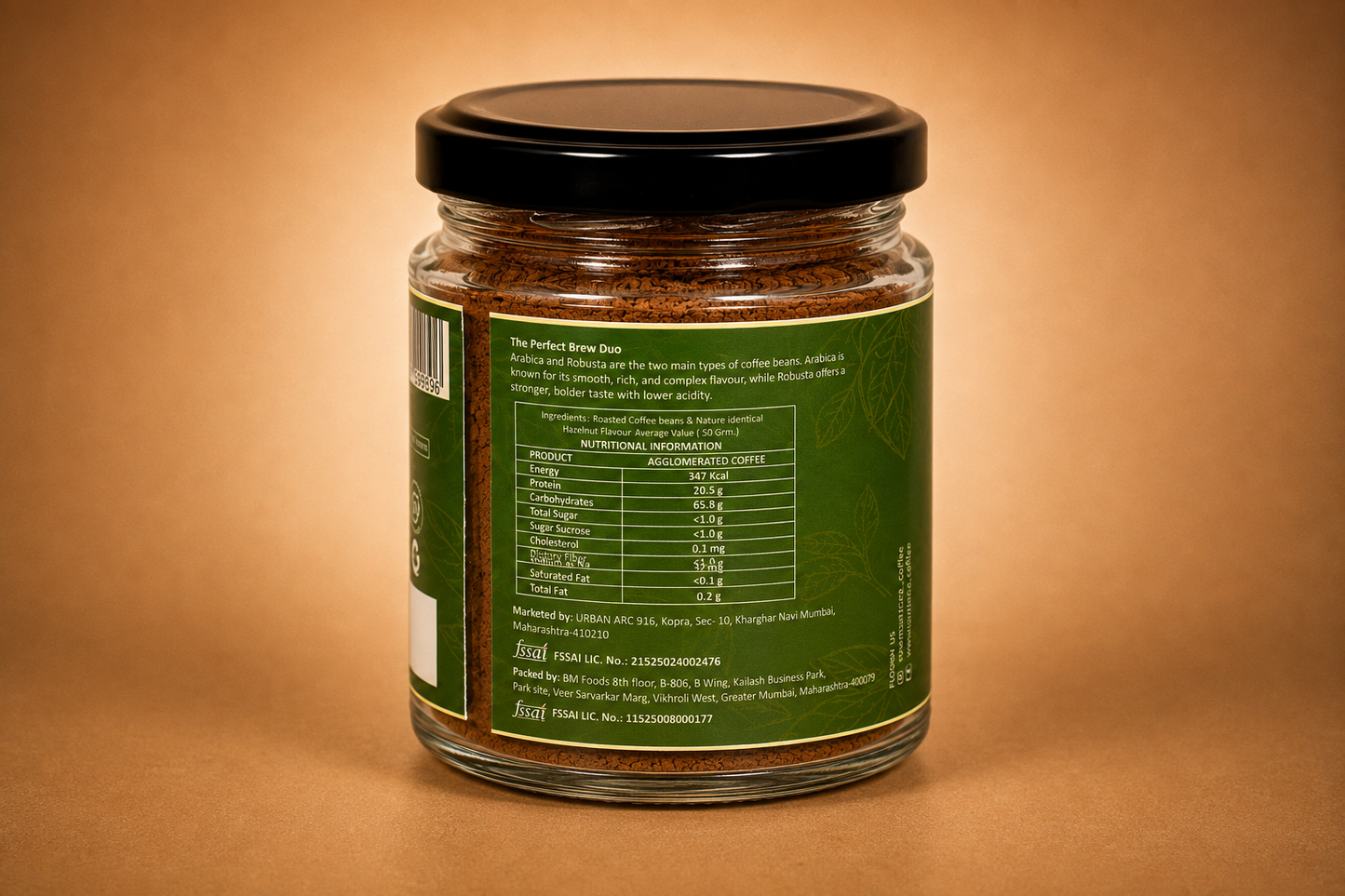 Hazelnut Instant Coffee - 50g