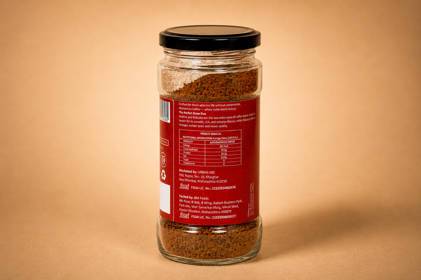 French Vanilla Instant Coffee - 100g