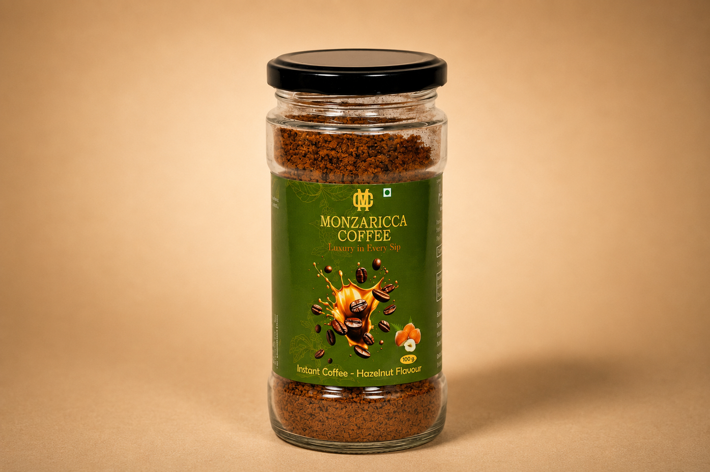 Best Combo Of Pure instant + Hazelnut + Irish Cream Flavor Coffee Powder 100 gms Jar