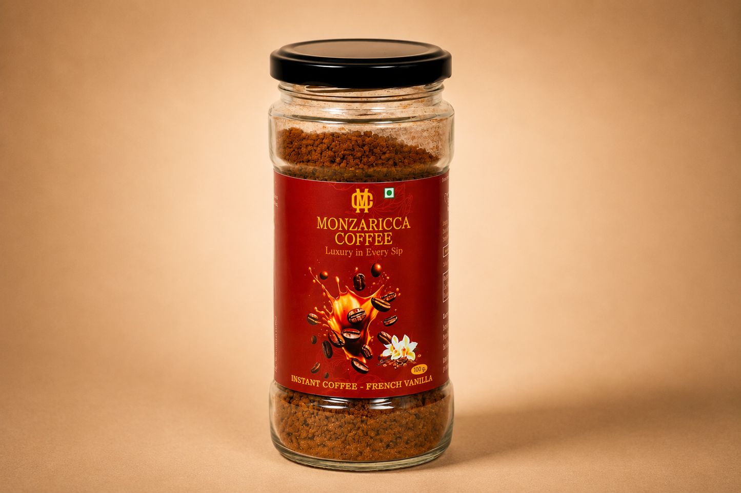 Best Combo Of Caramel + French Vanilla + Hazelnut Flavor Coffee Powder 100 gms Jar
